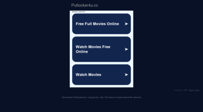 putlocker4u.cc - putlockers - watch free movies & tv series online in full hd quality