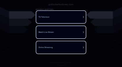 putlockertvshows.com - watch putlocker tv shows online for free _ putlockertvshows.me/.com