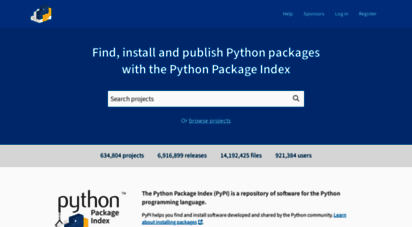 pypi.org - pypi · the python package index