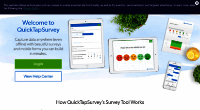 quicktapsurvey.com - in-person survey & data collection app  quicktapsurvey