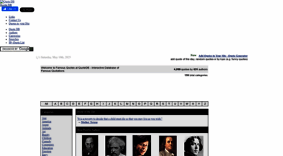quotedb.com - famous quotes at quotedb - interactive database of famous quotations