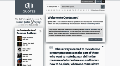 similar web sites like quotes.net