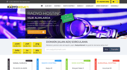 radyohizmeti.com - ana sayfa - radyo hizmeti, radyo hosting, tv hosting, sunucu barındırma