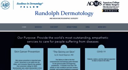 randolphdermatology.com - home  randolph dermatology