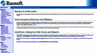 raosoft.com - web survey software, online surveys, email surveys from raosoft, inc.