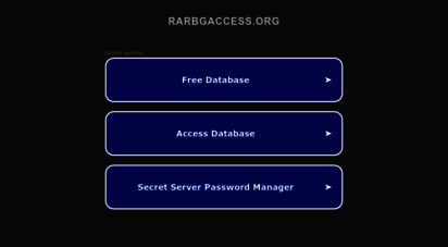 rarbgaccess.org - rarbg rarbg index page