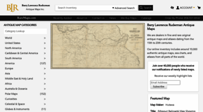 raremaps.com - home - barry lawrence ruderman antique maps inc.
