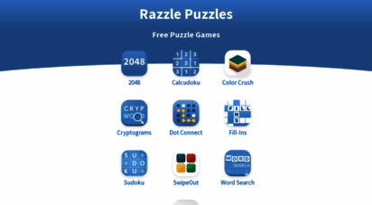 razzlepuzzles.com - razzle puzzles · free online and printable puzzles