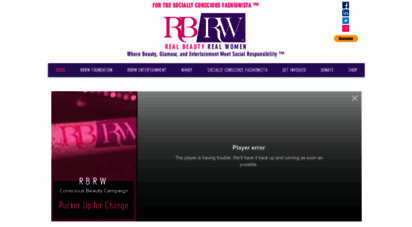 rbrw.org - real beauty real women, socially conscious, activism, popculture, rbrw
