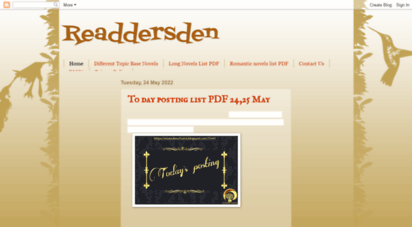 readdersden.blogspot.com - readdersden