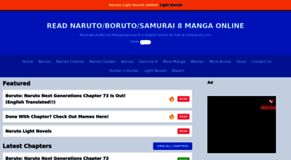 readnaruto.com - read naruto/boruto/samurai 8 manga online