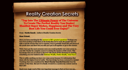 realitycreationsecrets.com