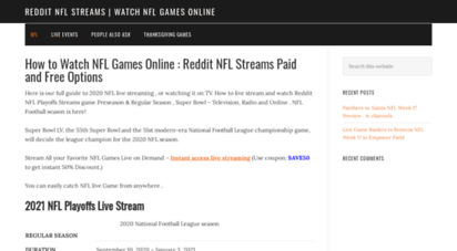 redditnflstreamstv.com - 2021 nfl playoffs live stream  watch nfl football games online