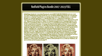 redfield-plugins-bundle.blogspot.com - redfield plugins bundle 2007-2019 full