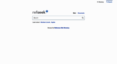 refseek.com - refseek - academic search engine