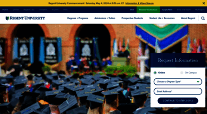 regent.edu - top-ranking christian college online &amp virginia  regent university