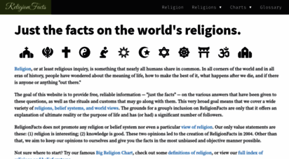 religionfacts.com - just the facts on religions - religionfacts