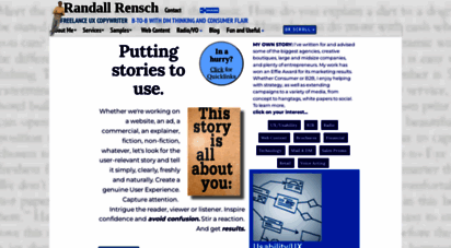 rensch.com - freelance copywriter randall rensch: marketing copy & web content