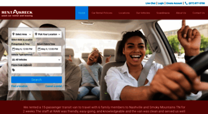 rentawreck.com - cheap car rental deals  rental cars from rent-a-wreck  30 years of great cars, great service!