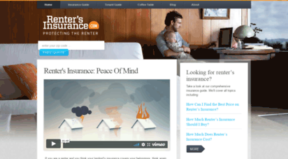 rentersinsurance.com - renters insurance  protecting the renter