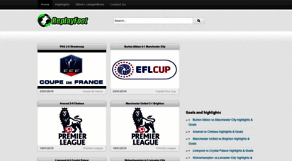 replayfoot.com - replayfoot - football highlights and goals