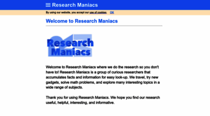 researchmaniacs.com - welcome to research maniacs