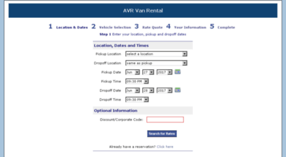 reservations.airportvanrental.com