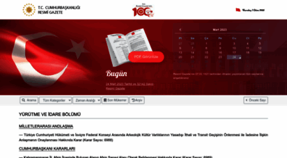 resmigazete.gov.tr - t.c. resmî gazete