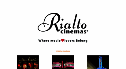 rialtocinemas.com - rialto cinemas