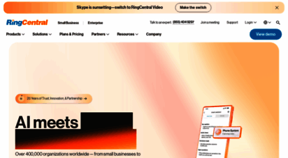 ringcentral.com - message. video. phone.  ringcentral