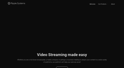 ripple.systems - ripple.systems &8211 cloud based media management service for professional media publishers and broadcasters
