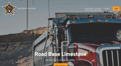 roadbaselimestone.com - road base limestone houston - dump truck and crushed concrete delivery - dump truck service