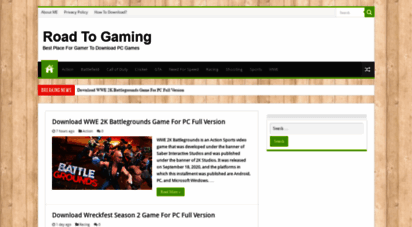 roadtogaming.com - road to gaming - best place for gamer to download pc games