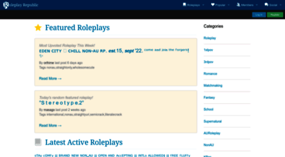 roleplayrepublic.com - roleplay republic - the leading source for fan-made roleplays!