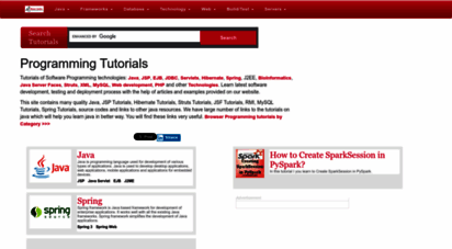 roseindia.net - java tutorials - learn java online  beginners tutorial for java jdbc jsp jboss