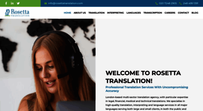 rosettatranslation.com - rosetta translation services, 1 language translation agency in london