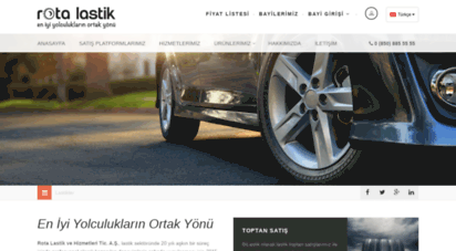 rotalastik.com.tr - rota lastik ve hizmetleri tic. a.ş - lastik ve akü toptan satış