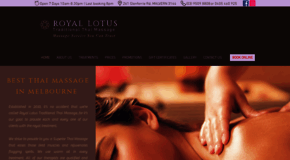 royallotusthaimassage.com.au