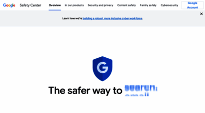 safety.google - google safety center - stay safer online