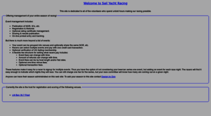 sailyachtracing.com