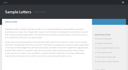 sampleletters.net