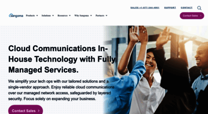 sangoma.com - business communications, phone systems, sip trunking ⋆ sangoma