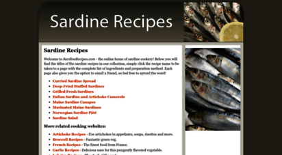 sardinerecipes.com