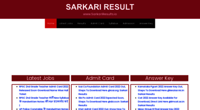 similar web sites like sarkariresults.io