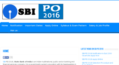 sbipo2016.in