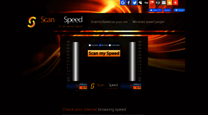 scanmyspeed.com - scanmyspeed : check my internet speed