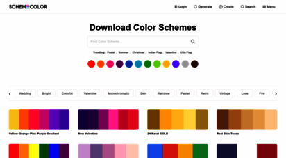 schemecolor.com - schemecolor.com: download, create & share beautiful color combinations
