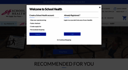 schoolhealth.com - health supplies  school health
