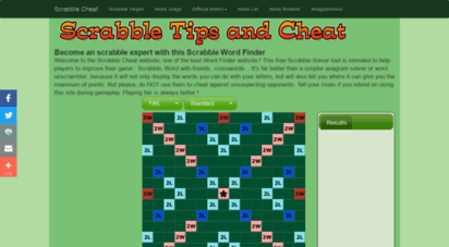 scrabblecheat.org - scrabble word finder - scrabble cheat - scrabble solver