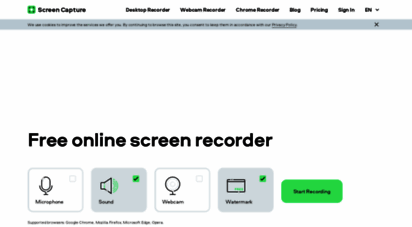 screencapture.com - free online screen recorder  free screen capture software